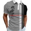 Polo de Hombre Malla Transpirable Solapa Tops Camisetas Minimalistas