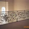 Cerca Protetora de Ferro Forjado Estilo Europeu para Casa Grade de Proteção para Escada de Engenharia de Ferro Forjado Decoração de Interior Imitação de Cobre para Hotel