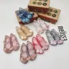 Nuevos Zapatos de Gel Melissa 2025 Sandalias Infantiles Sandalias Boca de Pez con Lazo Zapatos de Playa para Niñas Zapatos Fragantes