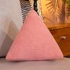 Cojín Triangular Estilo Nórdico Forma Geométrica Nudo Trenzado Cojín para Sofá Cama Decoración para el Hogar
