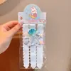 Pegatina de Flequillo de Velcro para Niñas Peine Organizador Domador de Cabello Rebelde a Cuadros Color Café con Leche Pinza para Cabello de Bebé Accesorios para el Cabello