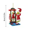 Decoraciones divertidas transfronterizas de acrílico verde para colgar, colgantes de Navidad, decoraciones de Navidad, adornos para árbol de Navidad