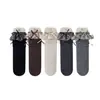 Meias Infantis Lolita Antibacterianas HQD6065 2026 Outono/Inverno Novas Meias para Panturrilha de Menina com Laço de Renda