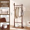 Cabideiro de Madeira Maciça de Alta Qualidade de Chão para Quarto Vertical Doméstico Cabide de Roupas Cabide de Bolsas Prateleira para Closet Montagem