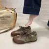 Zapatos de Entrenamiento Alemanes de Suela Plana con Bloques de Color para Mujer Zapatos de Mujer 2026 Nuevo Otoño Más Vendidos Zapatos Deportivos Casuales Estilo Retro Universitario Zapatos de Skate para Mujer