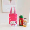 Bolsa para Botella de Agua Portátil Estilo Japonés, Funda para Termo de Dibujos Animados Kuromi, Bolsa Portátil para Guardar Varios, Bolsa para Botella de Agua