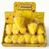 Brinquedo Criativo para Alívio de Estresse, Brinquedo Squishy Realista de Queijo Triângulo, Gadget para Alívio de Estresse com Rebote Lento, Presente para Crianças