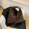 Comercio Transfronterizo Bolso de Mujer Simple de Gran Capacidad Decorado con Correa 2026 Nuevo Casual Mochila Bandolera Doble Bandolera Tote