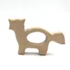 Suministro directo de fábrica palo para morder dientes de bebé Madera de haya diente calmar forma de animal palo para morder dientes morder música