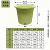 Vaso Respirável para Controle de Raízes de Montanha Verde Vaso para Plantas Verde Espesso Durável Vaso de Resina Plástica para Jardinagem Cultivo de Flores Varanda