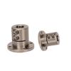 Suporte de Eixo Guia Flange Redonda Aberta Niquelada de Aço STHWRB25 Suporte de Eixo de Aço para Acabamento Quadrado Estendido STHWSBLC