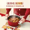 Mantel Rojo de Año Nuevo, Impermeable, Resistente al Aceite, No Lavable, Resistente al Calor, Mantel Individual para Mesa, Mantel para Mesa de Café con Ambiente del Año del Caballo, Protector de Escritorio