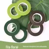 Cola floral artesanal DIY fita verde flor de papel flor de papel fita floral de simulação planta trepadeira haste de flor fita de papel
