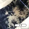 Tela Estampada Azul de Algodón y Lino Mediana Fondo Blanco Porcelana Azul y Blanca Tela Decorativa para Ropa de Mesa Ropa Algodón Puro por Defecto