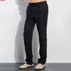 Pantalones de Lino para Hombre Pantalones Casuales de Algodón y Lino Holgados para Hombre Pantalones Rectos de Lino para Hombre de Primavera y Verano Pantalones de Verano Pantalones de Lino para Hombre