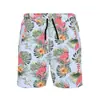 Nueva Menta Mambo Wear Camisa de Flores Hojas de Verano para Hombre Pantalones Cortos Traje Casual de Playa Hawaiana de Moda