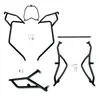 Adequado para Yamaha Xingying 125 Barra de Proteção de Aço Carbono Barra de Escape Contraponto Acessórios de Encosto Parachoque Parachoque de Motocicleta