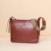 Nuevo Otoño e Invierno Vintage Cuero Vacuno Curtido Vegetal Bolso Balde Moda Femenina Bolso Bandolera de Hombro Transfronterizo Cuero Genuino para Mujer Bolso 8803