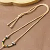Nuevo Cordón Trenzado de Ocho Hilos Nudo de Diamante Tejido a Mano Hebilla de Seguridad de Jade Cuerda para Colgar del Cuello Cuerda Colgante para Hombres y Mujeres