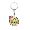 Chaveiro Dia dos Mortos Amazon Plástico Macio PVC Desenho Animado Fofo Pingente para Mochila Escolar Presente Spot Atacado