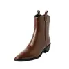 Botines Chuyuji para Mujer 2026 Otoño/Invierno Tacón Medio Botines Chelsea Versátiles Botas de Tacón Grueso Botas Martin de Punta Afilada de Moda