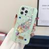 Funda de lujo colorida con diamantes de mariposa y pedrería de color contrastante adecuada para iPhone1615promax Funda protectora