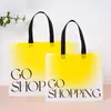 Bolso de mano de alta gama personalizado para Instagram, bolso de mano de alta gama hecho a medida para Instagram, bolso de mano de PP de gran capacidad, bolsa de PVC