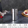 Tanque de Polvo de Acero Inoxidable Esparcidor de Condimentos Café Molido Barbacoa Condimentos Matcha Cacao en Polvo Tanque de Polvo Lujoso Comercial