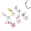 Nuevo Llavero Lindo de Estrella de Mar 3D Dibujo Animado Femenino Versátil Colgante para Bolso Accesorio Regalo para Mejores Amigos y Parejas