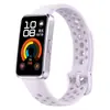 Adequado para Pulseira Huawei 10 Pulseira Representativa Cor Pura TPE Pulseira com Furos Pulseira de Relógio Huawei Band 8/9/10
