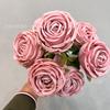 7 rosas de concubina imperial para bodas, accesorios de fotografía de hotel, ramo, decoración del hogar, fabricantes al por mayor de flores falsas de comercio exterior