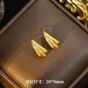 Collar Geométrico Sencillo y Elegante de Acero de Titanio, Aretes para Mujer, Diseño de Nicho, Aretes de Alta Gama, Nueva Joyería de Cadena para Clavícula de Lujo Ligero