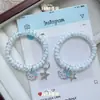 Colgante de Gato Estrella de Cinco Puntas Dulce y Lindo Cordón para Teléfono Goma para el Cabello Goma para el Cabello Dulce de Corazón Girly Banda de Goma Regalo para Novio Cuerda para el Cabello