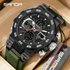Reloj Sanda de Esfera Grande con Alto Valor Estético, Calendario, Doble Movimiento Luminoso, Resistente al Agua, Amigable para Estudiantes, Función de Repetición, Modelo Nuevo