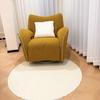 Tapete Especial para Cadeira de Balanço Tapete de Chão Antiderrapante Sala de Estar Carpete Imitação de Sisal Quarto Novo Redondo Cobertor de Cabeceira Lavável à Máquina