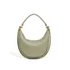 Bolsa de Mão de Luxo, Estilosa e Versátil, Bolsa Feminina Fashion de Palha Trançada, Bolsa Versátil Cor Sólida Formato Dumpling, Bolsa de Ombro Único Transversal