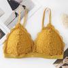 Encaje Sexy Copa Triangular Francesa Honda Hermosa Espalda Ropa Interior Sencilla Ligera Sin Aro de Acero Estudiante Envoltura Pecho Hermosa Espalda Ropa Interior