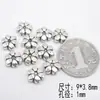 Accesorios para joyería de cristal hechos a mano DIY material tubo de cuentas pasante plata de Tíbet nuevo cuentas sueltas pescado recién horneado