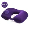 Venta Directa Almohada Inflable de Presión en Forma de U Almohada Inflable para Cuello Almohada de Viaje para Hombres y Mujeres Almohada Inflable Automática Se Puede Enviar en una Sola Pieza