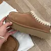 Botas de Neve Integradas de Pele de Ovelha Transfronteiriças Sanpo com Solas Grossas, Fio Trançado, Estilo Espuma de Leite, Novo Modelo Estilo Étnico, Sapatos de Algodão Tasite
