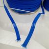 Cuerda elástica azul de 1 cm para caminar, azul zafiro de 6 mm plana, elástica para marcapáginas, cuerda elástica para textiles del hogar, cuerda elástica para equipaje