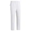 Pantalones Deportivos de Seda Surcoreanos de Primavera y Otoño, Pantalones de Chándal Casuales de Pierna Recta para Hombres, Mujeres y Niños en Negro Puro y Blanco Venta al por Mayor