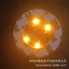 Pegatinas para botellas de vino luminosas de cóctel de cerveza caliente transfronterizas Posavasos luminosos LED Pegatinas para tazas logo imprimible