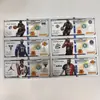 Venta al por mayor de fábrica Plástico Dorado y Plateado Billetes de Hoja de Oro Kobe Tarjetas Conmemorativas Coleccionables Escuadrón de Cuatro Personas Billetes Disponibles para Personalización Transfronteriza