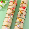 Set de Pulseras Zongzi del Festival del Bote del Dragón, Estilo Étnico Hecho a Mano DIY Festival Unisex Cuerda Colorida Mayoreo