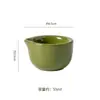 Plato pequeño de cerámica retro para salsas para restaurantes, hoteles y uso doméstico, adecuado para salsas para mojar, aperitivos, hot pot, platos fríos, guarniciones y salsa de soja para sazonar