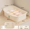 Caja Organizadora de Ropa Interior para Uso Doméstico, Organizador Tres en Uno para Calzones y Calcetines, Caja Organizadora de Plástico Estilo Europeo para Sujetadores y Ropa Interior