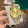Relógio masculino mais vendido internacionalmente, luxo leve, cravejado de diamantes, mostrador grande, pulseira de aço, calendário, relógio estilo Rolex, série Datejust, relógio de pulso a quartzo