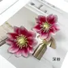 Flores artificiales de rosa silvestre pequeña, flores falsas de tela de seda, accesorios para ropa DIY, materiales para regalos, decoraciones de pared de flores para bodas