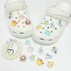 Novos charms de estrela-do-mar e água-viva transparentes para tamancos, fivelas de decoração para sapatos, charms de corrente de contas DIY removíveis